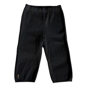 SAINT LAURENT ribbed knit shorts